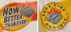 Sure Fire Grooves are shown diagonally in the 2010 graphic (left) versus the 2009 graphic (right).