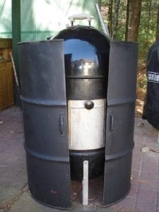 Hinged 55-gallon drum