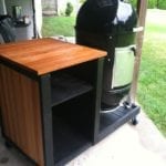 Wooden WSM cart