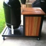 Wooden WSM cart