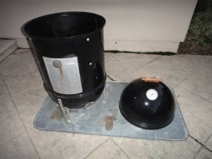 Under-car oil drip pan