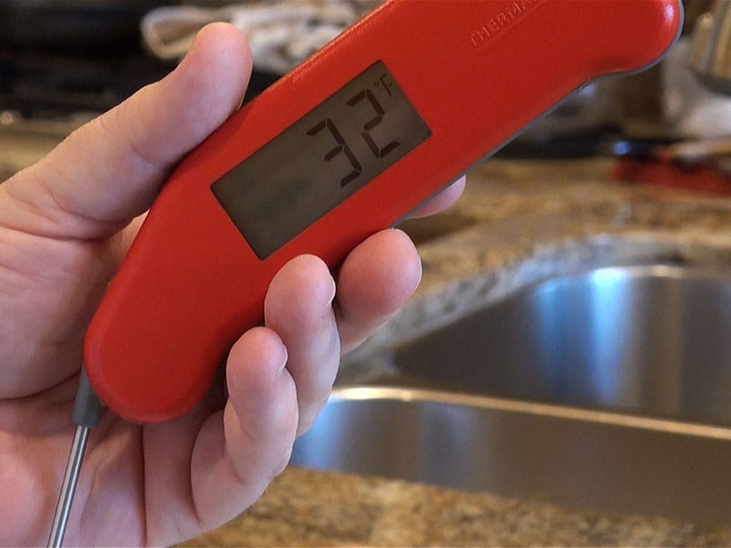Thermapen measures 32*F in ice bath