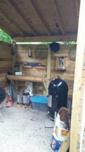 WSM Smoke Shack - interior view