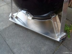 Aluminum & plywood platform