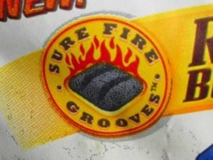 Sure Fire Grooves logo on bag