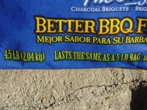 Kingsford claims 4.5 pounds of the new product "lasts the same as a 5 lb bag" of the old product.