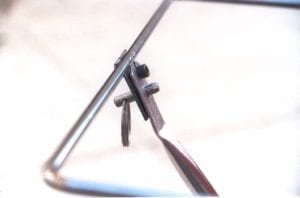 Connection between brace and support bracket