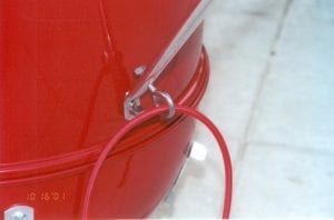 Brace connected to turn button
