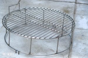 Custom lower grate stand