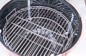 Secondary lower grate installed