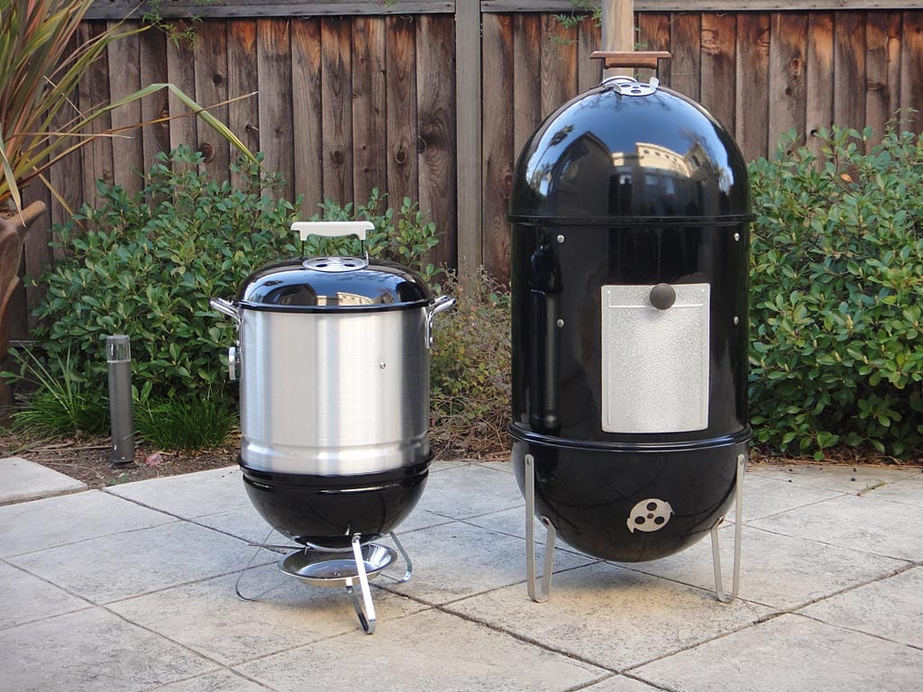 Kvinde Rosefarve overlap Smokey Joe Mini WSM Project - The Virtual Weber Bullet