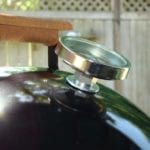 Profile view showing washer