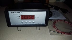 Front View: Auber Instruments PID controller