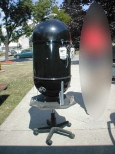 WSM mounted to office chair base