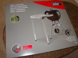 Weber 7413 Work Table in box
