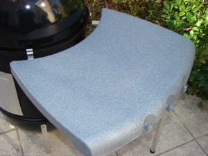 Close-up of work surface