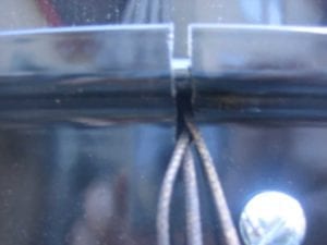 Three probes in slot with lid in place