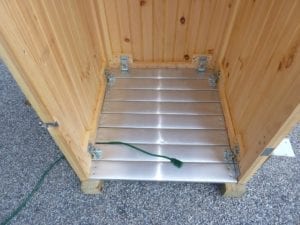 Aluminum floor boards