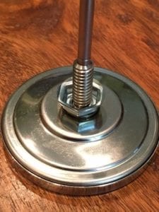 Thermometer stem with Hillman 1/4" stud attached