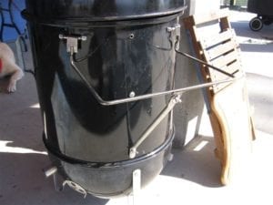 Support structure with work table removed