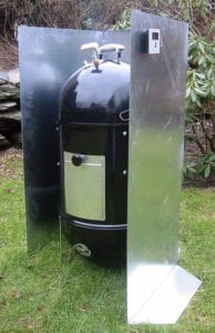 Galvanized steel windshield
