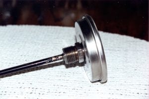Trend thermometer - side view