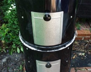 Close-up of stacked WSM foil gasket