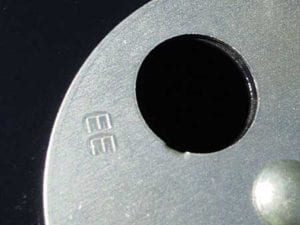 Example of 1999 EE code on a WSM