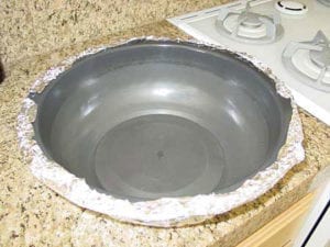 Foiled water pan - outside only