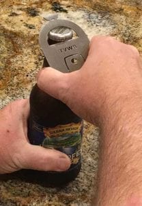 TVWB Bottle Opener in action