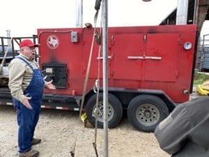 Larry Lewis discusses the A.N. Bewley pit.