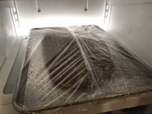 Refrigerating brisket overnight