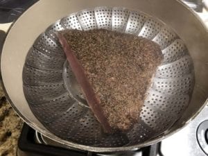 Hot steamed pastrami