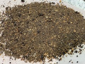 Close-up of Kingsford Original 1984 ashes