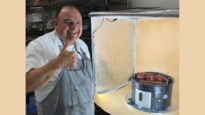 Cero Anthony of Cake Expressions with TVWB 20th Anniversary WSM Cake