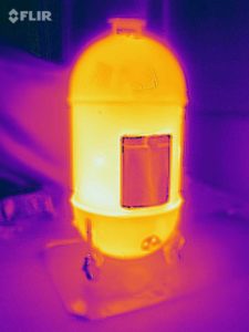 Infrared image of WSM at 276F