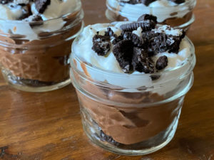 Cheater Chocolate Cream Pie In A Jar