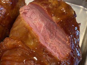 Inside view of giant Texas turkey leg