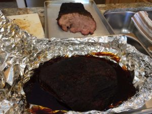 Brisket point separated from flat