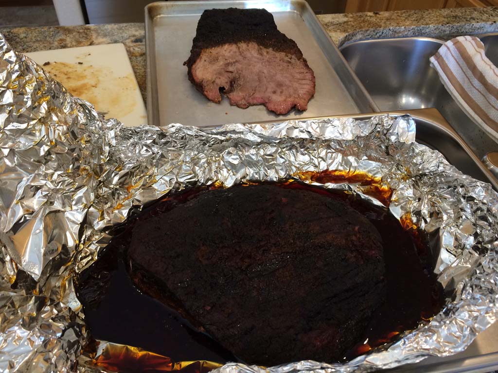 Brisket point separated from flat