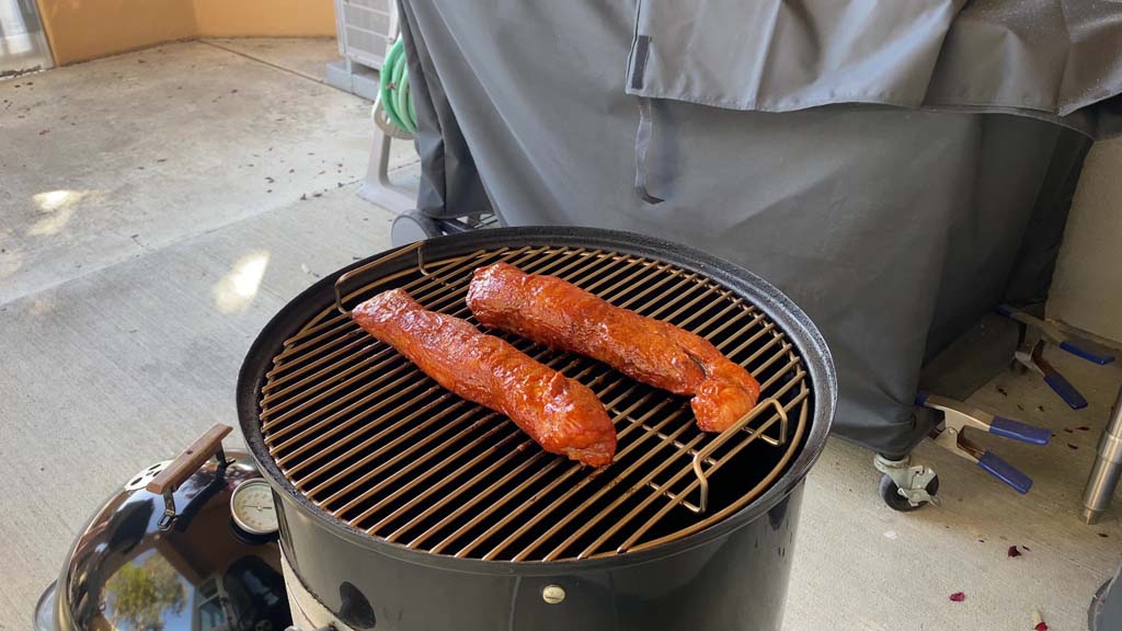 Pork Tenderloin Rubbed & Sauced - The Weber