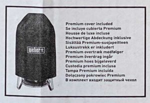 Close-up of premium cover included